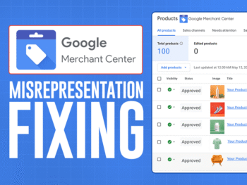 Fix google merchant center suspension, misrepresentation, feed issue resolve