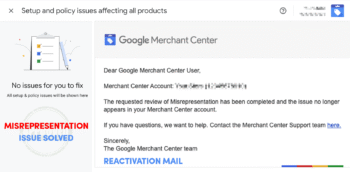 Fix google merchant center suspension, misrepresentation, feed issue resolve - Image 5