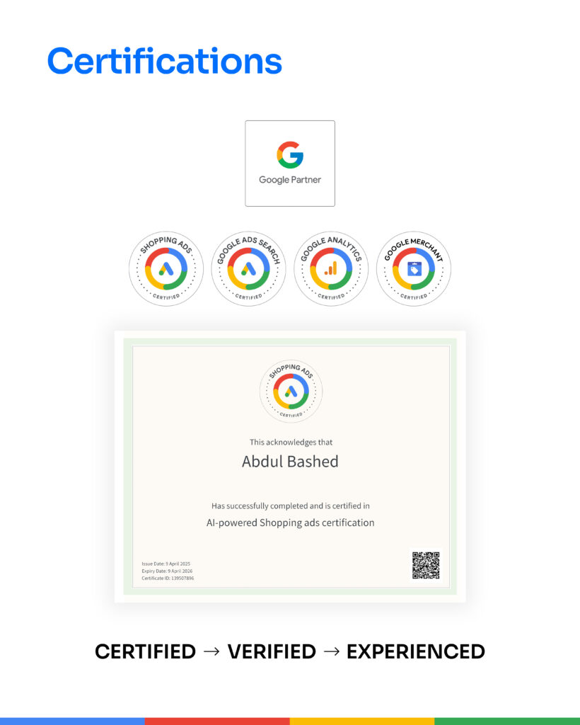 Google Merchant Center Specialist Google Merchant Center Expert